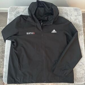 Men’s Adidas Seattle University Lightweight Rain Jacket size XL